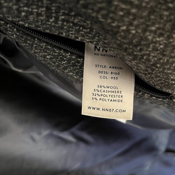 NN07 Aaron Topcoat, Wool-Cashmere Blend, Slim Fit - Picture 9 of 12